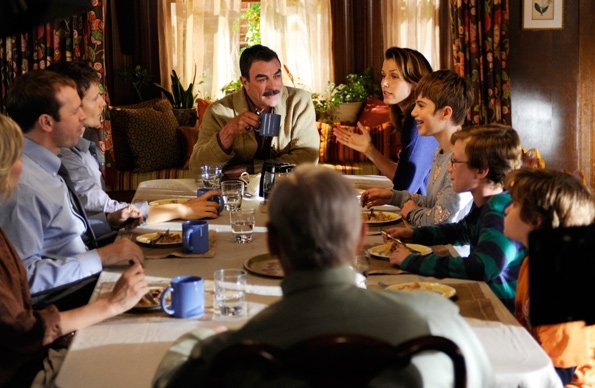Repas en famille pour les Reagan
